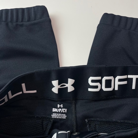 Under Armour Womens Softball Pants Black Style 1375665-001 Size Small SM P CH - Picture 2 of 10